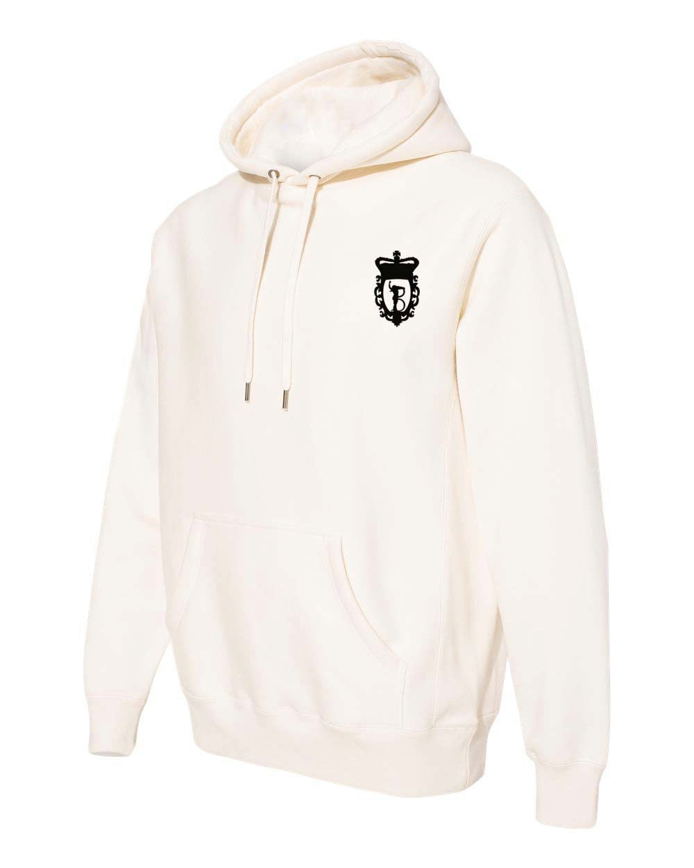 Unisex Heavyweight Hoodie – Black/Bone