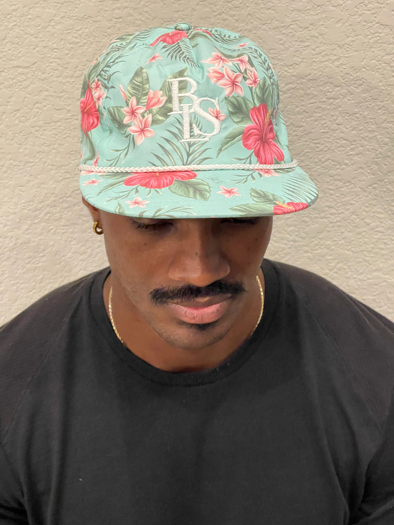 Tropical Cap - Orange Rope/White Rope – Bakari Luxury Sportswear