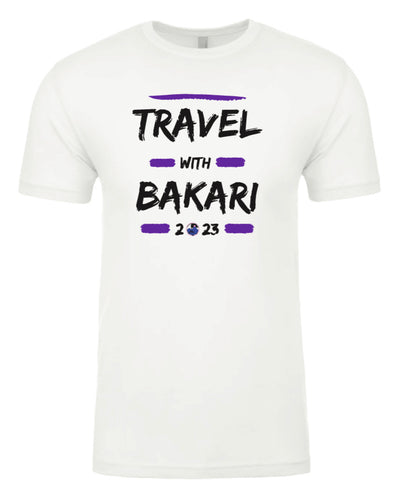 Travel with Bakari T-shirt