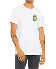 Straight Hem Short Sleeve T-shirt - Black/White