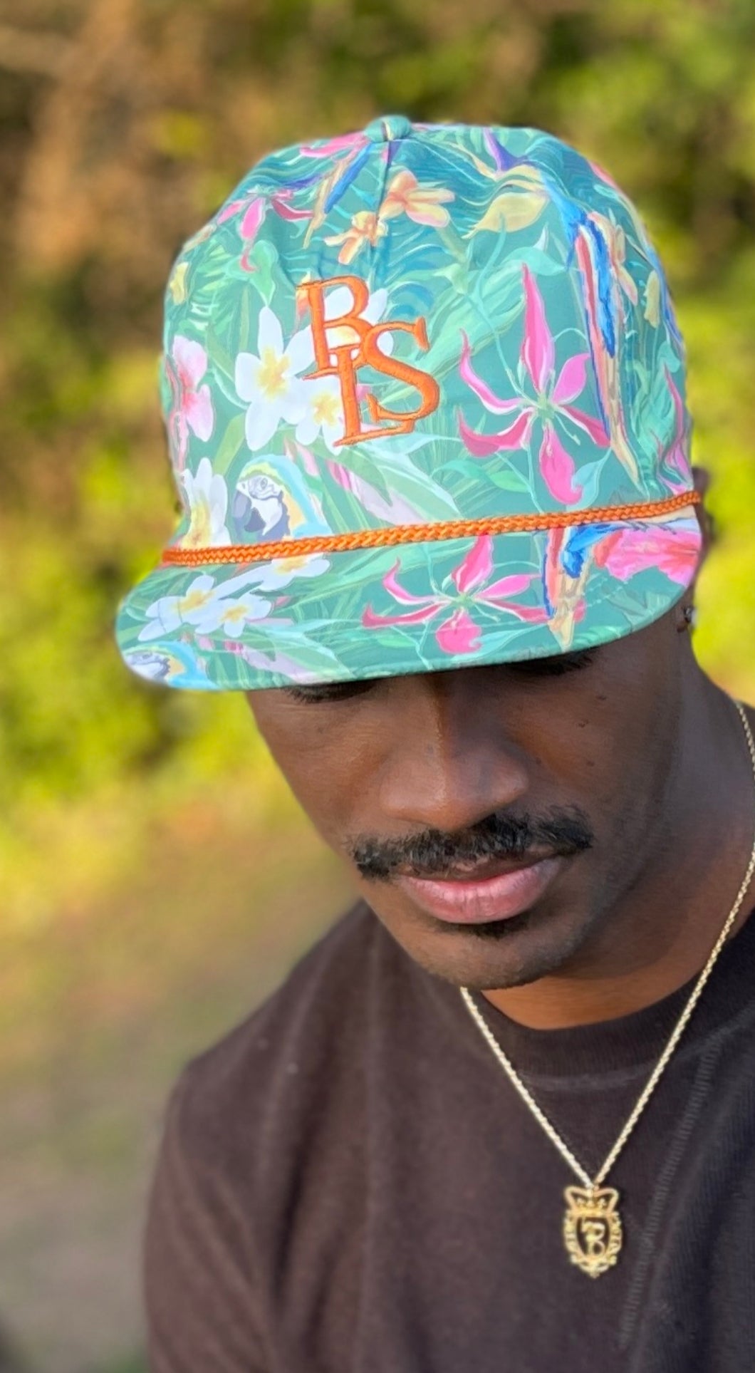 everyone original logo tropical wool cap (BLACK) | everyone