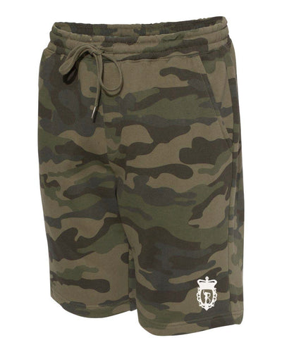 Sweat Shorts – Black/Forest Camo/Grey